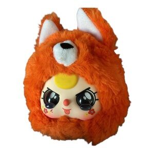 Baby Three: Take Me Out zipper bag/plush pendant. Orange fox